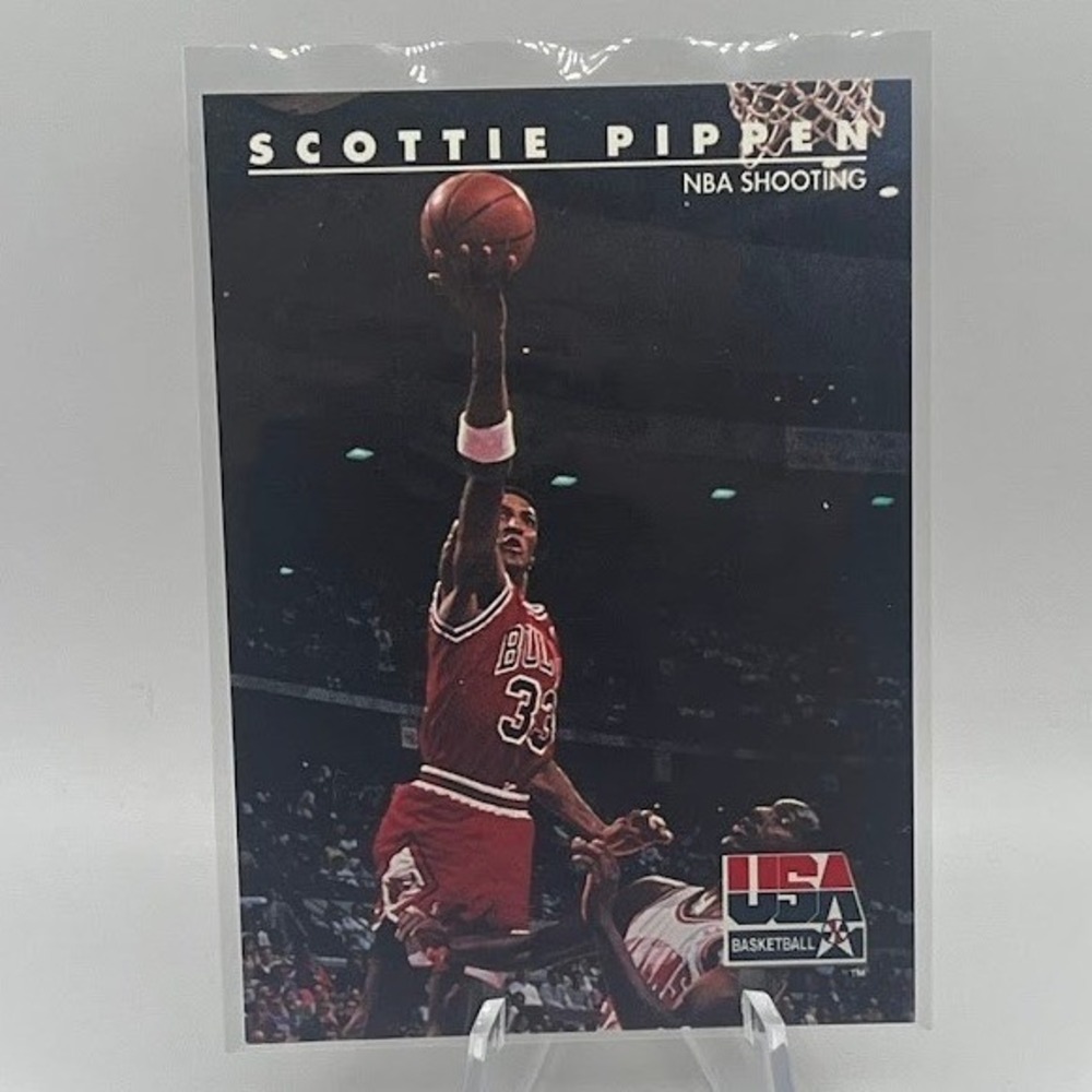 Scottie Pippen 1992 SkyBox USA‎ Basketball 71 NBA Chicago Bulls